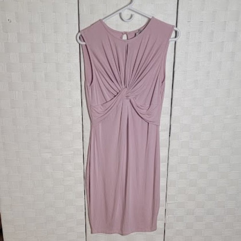 Osos Rose/Pink Sleeveless Twist Front Dress, Size 6, Perfect for a Cruise! Video